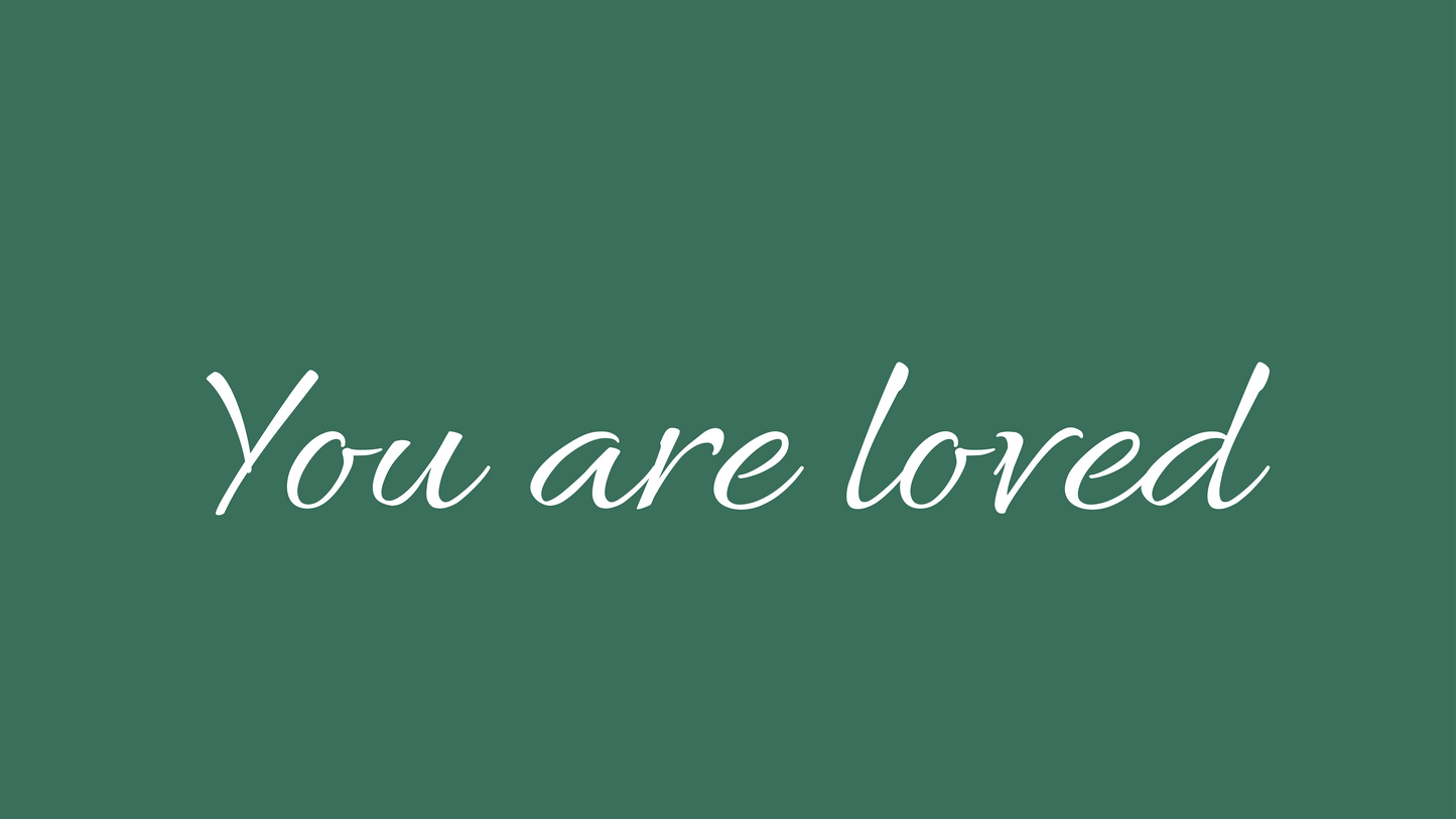You Are Loved iMac 27 Wallpaper Bundle 30 Colors Desktop Background Aesthetic Digital Download
