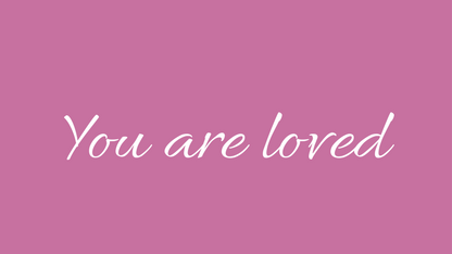 You Are Loved iMac 27 Wallpaper Bundle 30 Colors Desktop Background Aesthetic Digital Download