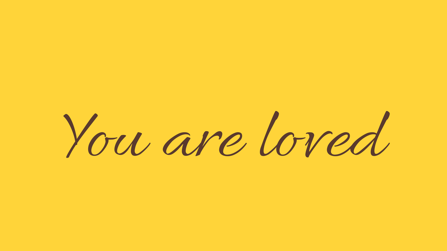 You Are Loved iMac 27 Wallpaper Bundle 30 Colors Desktop Background Aesthetic Digital Download
