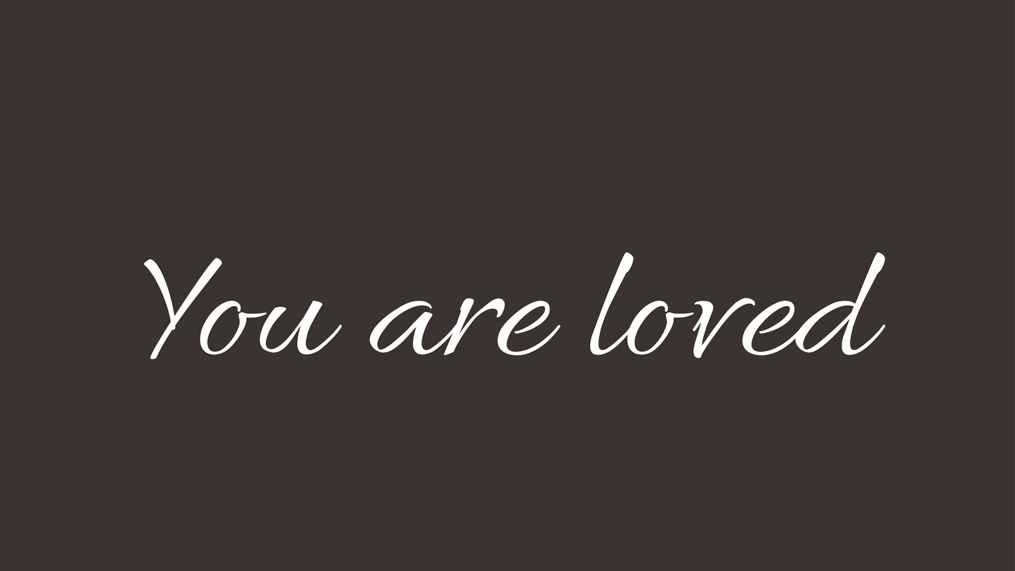 You Are Loved iMac 27 Wallpaper Bundle 30 Colors Desktop Background Aesthetic Digital Download