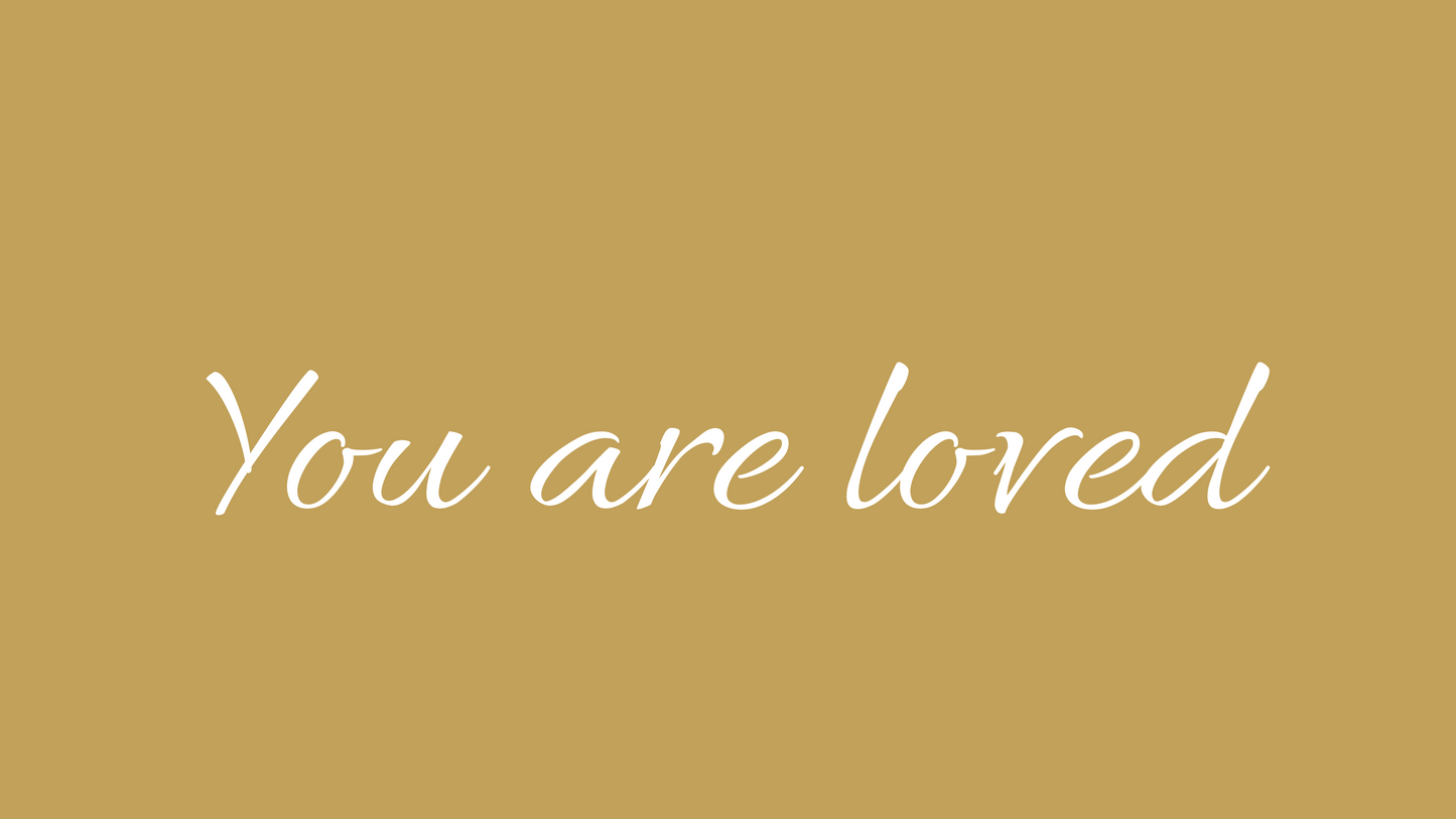 You Are Loved iMac 27 Wallpaper Bundle 30 Colors Desktop Background Aesthetic Digital Download