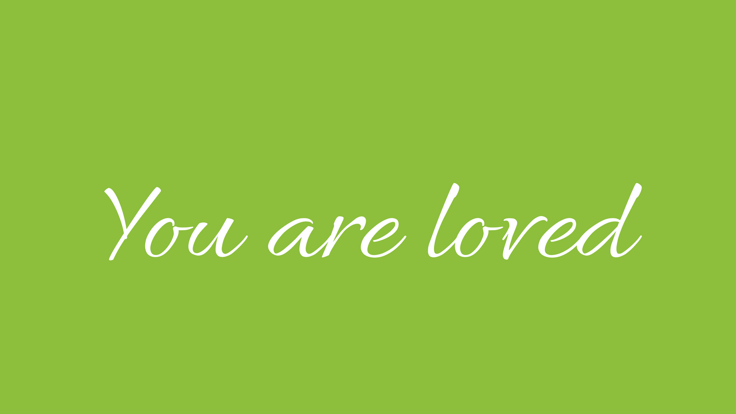 You Are Loved iMac 27 Wallpaper Bundle 30 Colors Desktop Background Aesthetic Digital Download