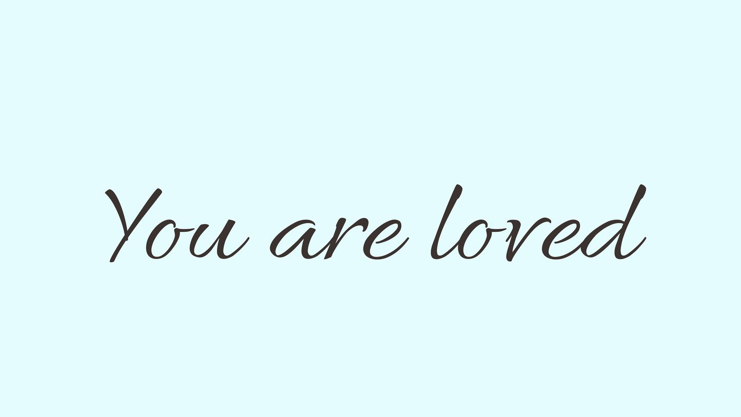 You Are Loved iMac 27 Wallpaper Bundle 30 Colors Desktop Background Aesthetic Digital Download