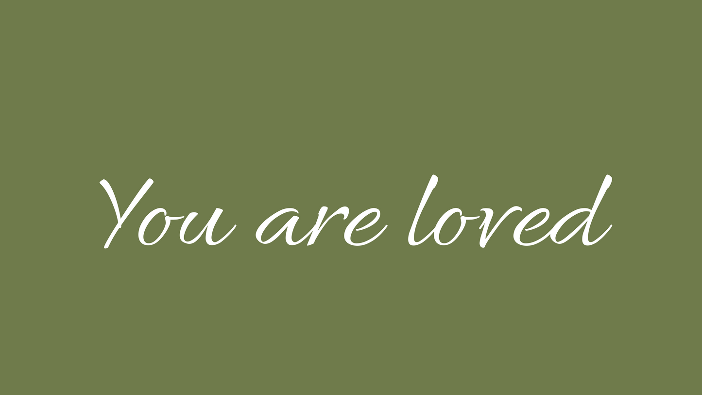 You Are Loved iMac 27 Wallpaper Bundle 30 Colors Desktop Background Aesthetic Digital Download