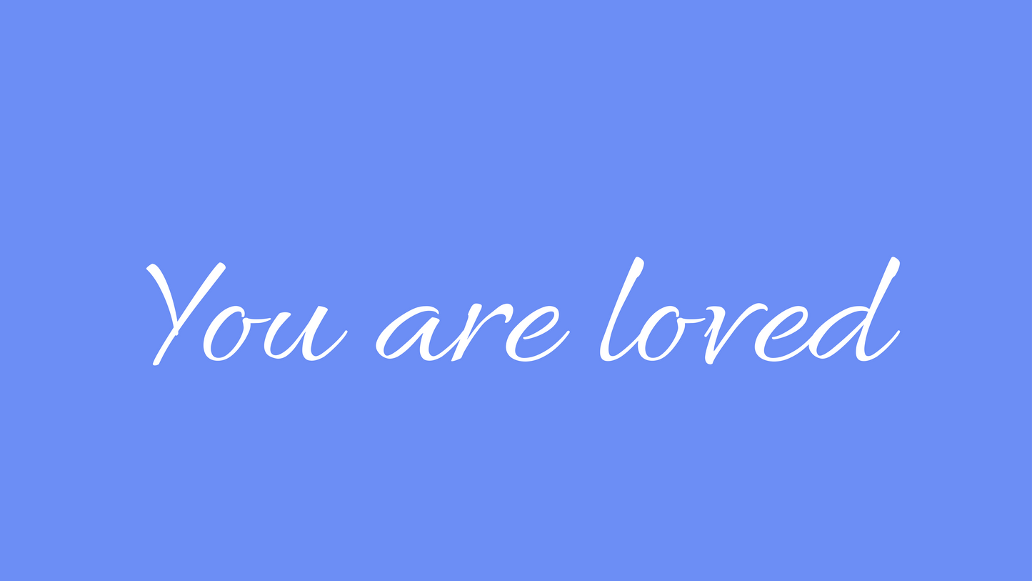 You Are Loved iMac 27 Wallpaper Bundle 30 Colors Desktop Background Aesthetic Digital Download