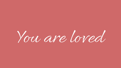 You Are Loved iMac 27 Wallpaper Bundle 30 Colors Desktop Background Aesthetic Digital Download