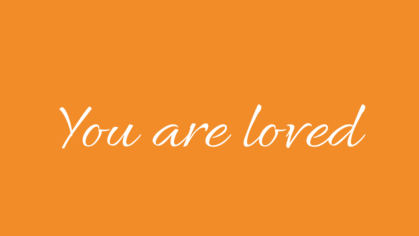 You Are Loved iMac 27 Wallpaper Bundle 30 Colors Desktop Background Aesthetic Digital Download