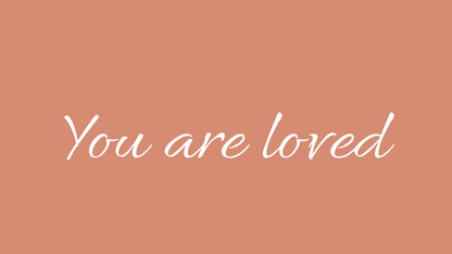 You Are Loved iMac 27 Wallpaper Bundle 30 Colors Desktop Background Aesthetic Digital Download