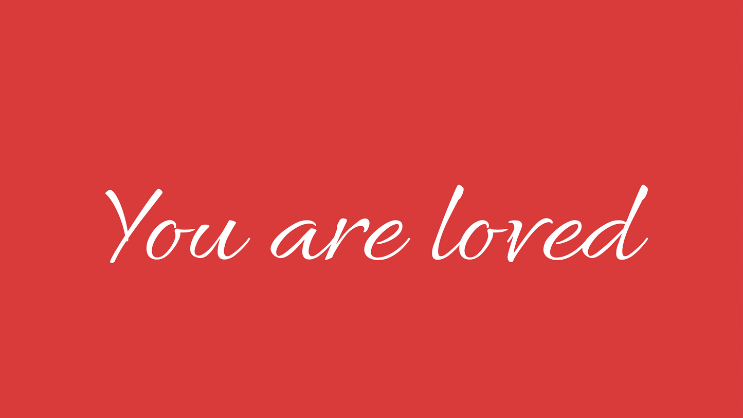 You Are Loved iMac 27 Wallpaper Bundle 30 Colors Desktop Background Aesthetic Digital Download