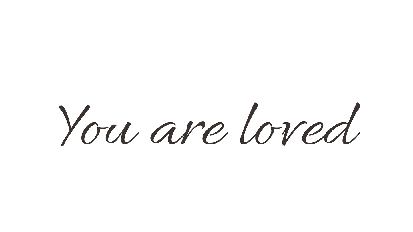 You Are Loved iMac 27 Wallpaper Bundle 30 Colors Desktop Background Aesthetic Digital Download